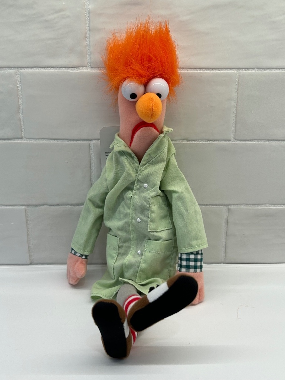 Disney Parks Muppets Beaker Beanbag Plush NWT (ZZ28)